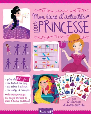 Mon livre d'activités 100% Princesse