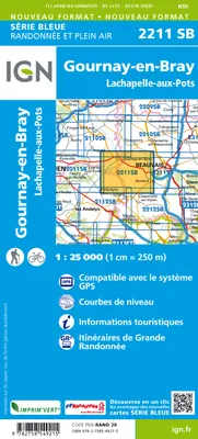 Série bleue [nouveau format], 2211SB, 2211Sb Gournay-En-Bray/Lachapelle-Aux-Pots