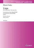 Liepa, (The Lime Tree). mixed choir (SSAATTBB) a cappella. Partition de chœur.