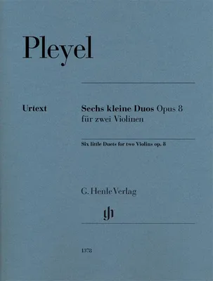 Sechs kleine Duos Opus 8 für zwei Violinen