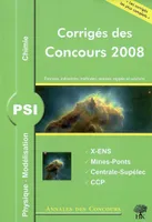 Physique et chimie, PSI, [session] 2008