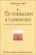 La traduction à l'université, Recherches et propositions didactiques