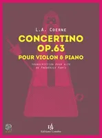 Concertino opus 63, Original pour violon et piano