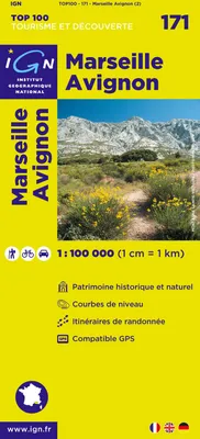 Top 100, 171, Aed Marseille/Avignon  1/100.000