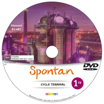 Spontan 1re/Tle - B1/B2 - 2 DVD-rom de remplacement