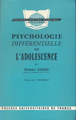 Psychologie différentielle de l'adolescence