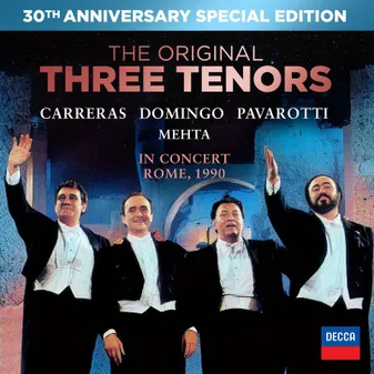 The original Three Tenors - Carreras, Domingo, Pavarotti - In concert rome 1990