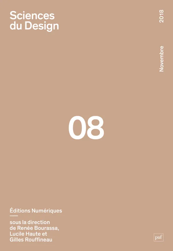 Sciences du Design 2018 (8), Éditions numériques Collectif