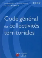 CODE GENERAL DES COLLECTIVITES TERRITORIALES 2009