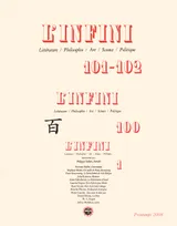 L'infini, Roman et références historiques, 1983-2007 : sommaires des cent premiers numéros