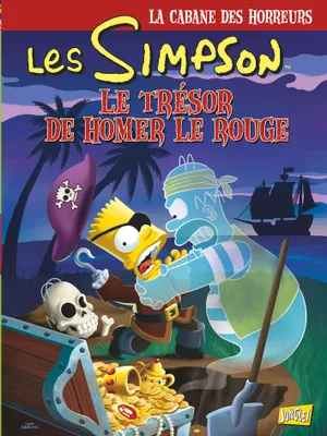 4, Les Simpson - La cabane des horreurs - tome 4 Le trésor de Homer le rouge