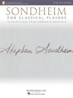 Sondheim For Classical Players - Violin, 12 Selections from Sondheim Musicals