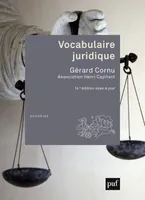Vocabulaire juridique, Association Henri Capitant
