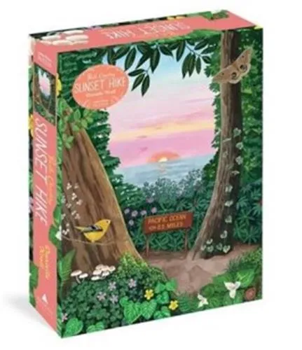 Livres Loisirs Loisirs créatifs et jeux Loisirs créatifs Pacific Coasting: Sunset Hike 1.000-Piece Puzzle /anglais KROLL DANIELLE
