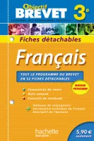 Objectif Brevet - Fiches détachables - Français 3e