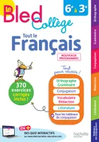 Le Bled français / collège, 6e à 3e : nouveaux programmes
