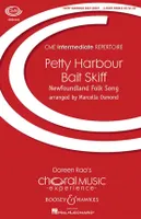 Petty Harbour Skiff, Newfoundland Folk Song. solo and 3-part treble voices (SSS). Partition de chœur.