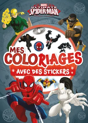 SPIDERMAN - Mes coloriages avec Stickers