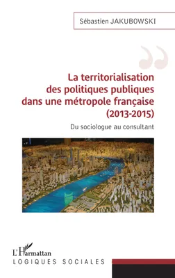 La territorialisation des politiques publiques dans une métropole française (2013-2015), Du sociologue au consultant