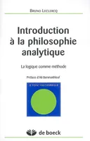 Introduction à la philosophie analytique, La logique comme méthode