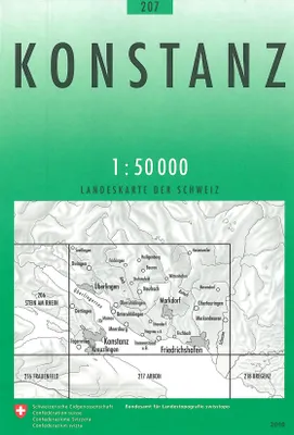 Carte nationale de la Suisse, 207, Konstanz 207