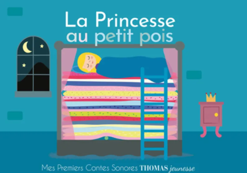 Jeux et Jouets Livres Livres pour les 0-3 ans Livres sonores La princesse au petit pois - contes sonores Marie Delhoste