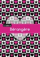 Le cahier de Bérangère - Petits carreaux, 96p, A5 - C ur et étoile