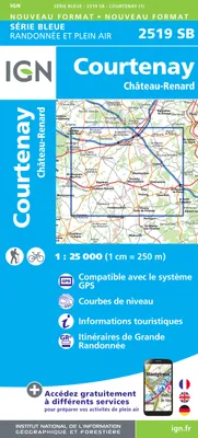 Série bleue [nouveau format], 2519SB, 2519Sb Courtenay/Chateau-Renard