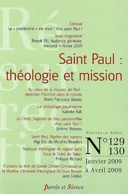 resurrection 129-130 - st paul: theologie et missions, Saint Paul : théologie et mission