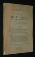 Annales de Bretagne, Tome LX, n°1 - 1953