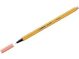 1 stylo-feutre pointe fine STABILO point 88 abricot