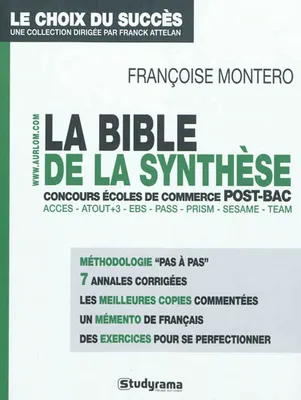 Bible de la synthèse - Concours des écoles de commerce post-bac