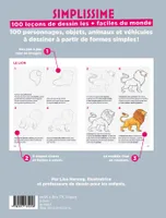 Jeux et Jouets Loisirs créatifs Livres loisirs créatifs Simplissime / 100 leçons de dessin les + faciles du monde Lise Herzog