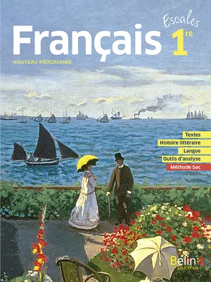 Escales Français 1re, Manuel élève 2019