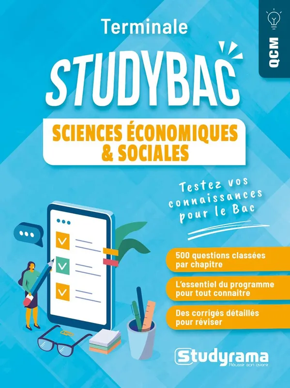 Livres Scolaire-Parascolaire Lycée Sciences économiques et sociales - Terminale, Testez vos connaissances pour le Bac Eric Keslassy