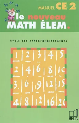 Nouveau Math élem. CE2, Cycle des apprentissages fondamentaux