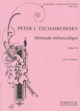 Sérénade mélancolique, op. 26. violin and piano.