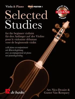 Selected Studies, pour altiste débutant avec accompagnement piano