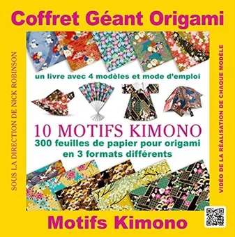 Coffret Géant Origami Motifs Kimono