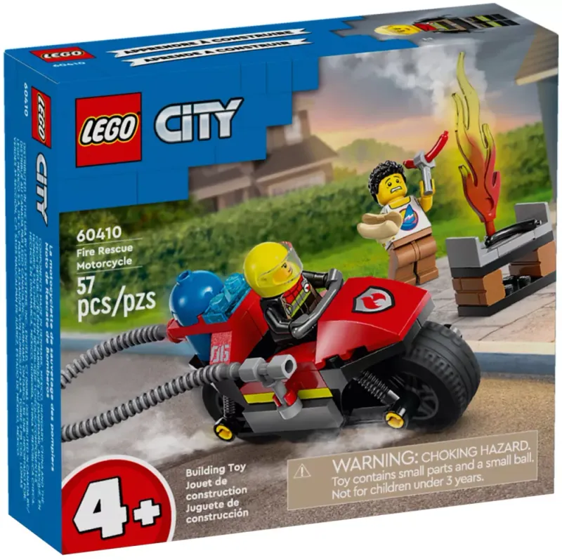 Jeux et Jouets Jeux de construction Lego, briques et blocs La moto d’intervention rapide des pompiers Lego City