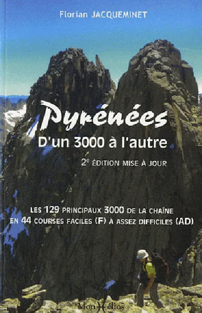 Livres Loisirs Voyage Guide de voyage Pyrénées, d'un 3000 à l'autre Florian Jacqueminet