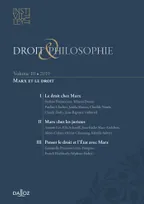 Droit et Philosophie - volume 10, Marx et le droit