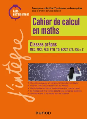 Cahier de calcul en maths, Classes prépas