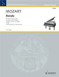 Konzert-Rondo A-Dur, KV 386. piano and orchestra. Réduction pour piano.