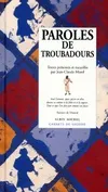 Jean Claude Marol PAROLES DE TROUBADOURS
