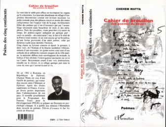 CAHIER DE BROUILLON, Des poèmes du désert - (Djibouti)