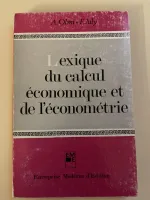 Lexique du calcul économique et de l'économétrie