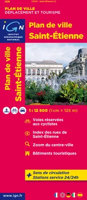 72520 Plan De Saint-Etienne  1/12.500