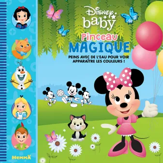 Disney Baby - Pinceau magique (Minnie) - Peins avec de l'eau pour voir apparaître les couleurs !