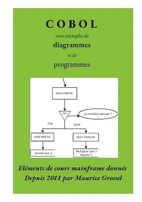Cobol, avec exemples de diagrammes et de programmes, Eléments de cours Mainframe